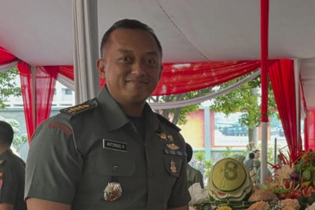 Kolonel CPL Antonius Hermawan. Foto: Instagram/ @paldam_pattimura