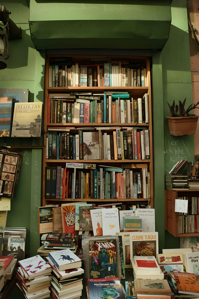 Foto oleh Esma Nur: https://www.pexels.com/id-id/foto/buku-buku-pustaka-perpustakaan-rak-buku-11201148/