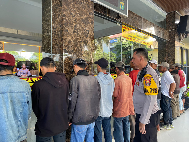 Pak Ogah yang diamankan Polresta Bandar Lampung. | Foto: Sinta Yuliana/Lampung Geh
