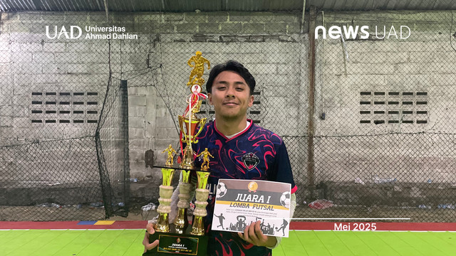 Mahasiswa FKM UAD Peraih Juara I Lomba Futsal Tingkat Provinsi (Foto FKM UAD)
