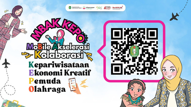 Inovasi informasi tentang pariwisita Kalbar yang dibuat dalam bentuk digital. Foto: Dok. Disporapar Kalbar