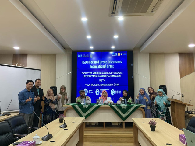 FKIK Unismuh dan Yala Rajabhat Perkuat Jejaring Riset Internasional