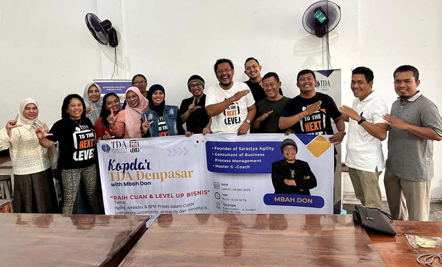 TDA Denpasar Gelar Kopdar Bahas Ambidextrous Organization di Era Multi Generasi