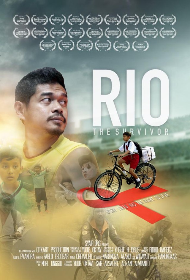 Poster Film Rio The Survivor: Sutradara Yudie Oktav Foto: Dok. Istimewa