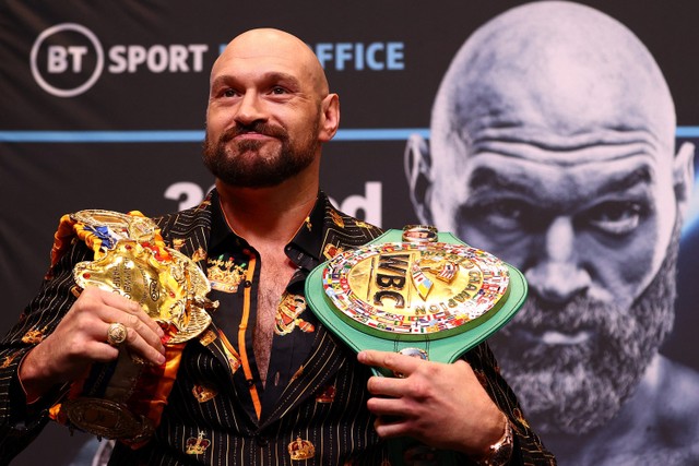 Tyson Fury. Foto: Adrian DENNIS / AFP