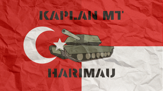 Ilustrasi Tank Harimau (Kaplan MT) hasil kerja sama industri pertahanan Indonesia - Turki/Dokumen hasil editing pribadi