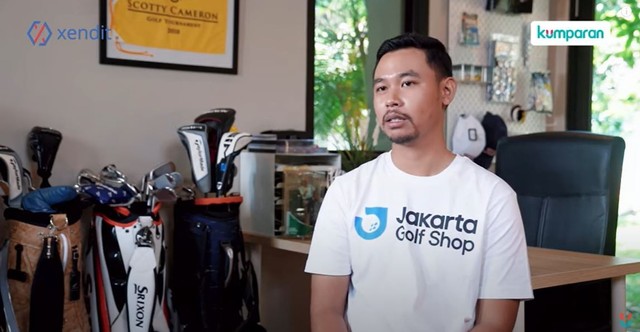 Derryl Reyhan Zaradi, CEO Jakarta Golf Shop. Foto: kumparan