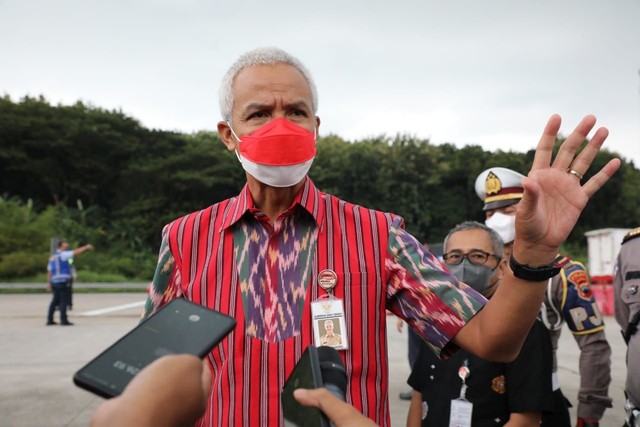 Gubernur Jawa Tengah Ganjar Pranowo mengecek sejumlah jalur mudik di Jawa Tengah. Foto: Pemprov Jawa Tengah