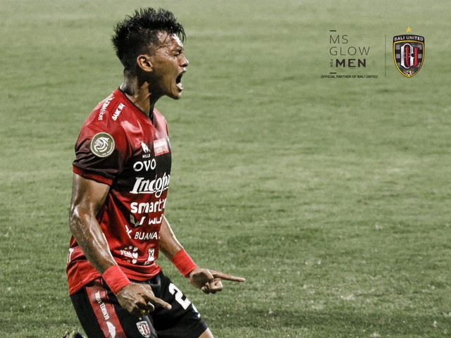 Lerby Eliandry, penyerang Bali United. Foto: Website Bali United