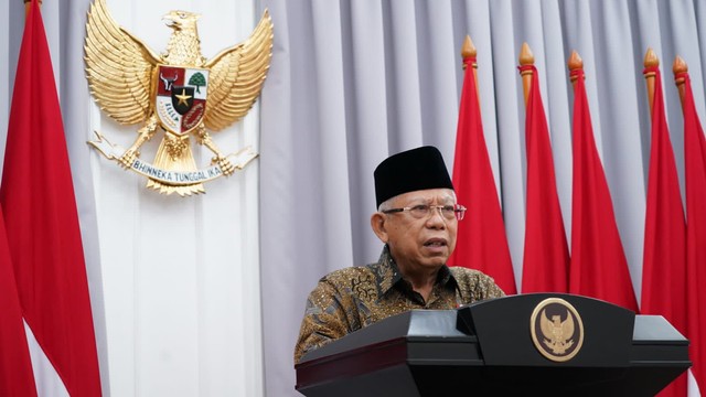 Wakil Presiden (Wapres) Ma'ruf Amin Hadiri Rakornas Penanggulangan Bencana. Foto: Setwapres-KIP
