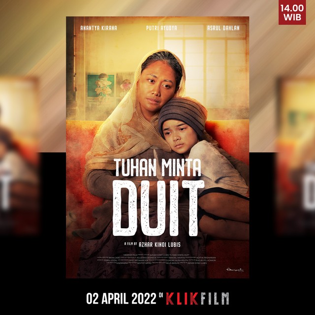 Poster film Tuhan Minta Duit. Foto: Dok. Klik Film