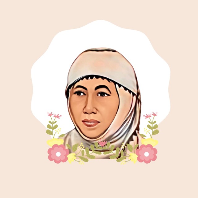 Nyai Siti Walidah Pahlawan Emansipasi Wanita Muslim. Sumber: Dok. Pribadi