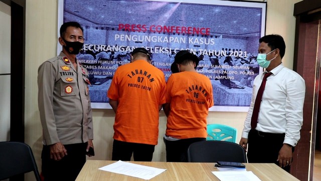 Polres Tana Toraja ungkap kasus kecurangan seleksi CASN, Senin (25/4).  Foto: Dok. Istimewa