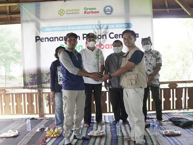 Simbolis Penanaman Pohon Cemara, Minggu (6/3). Foto: Sinergi Foundation