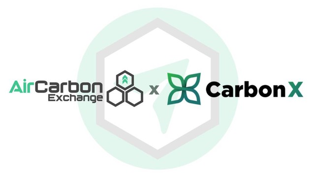 CarbonX menandatangani nota kesepahaman bersama AirCarbon Exchange.  Foto: Dok. Carbon X