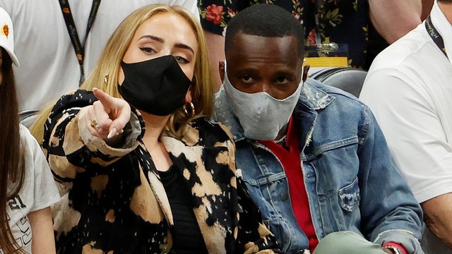 Adele dan Rich Paul. Foto: Christian Petersen/Getty Images