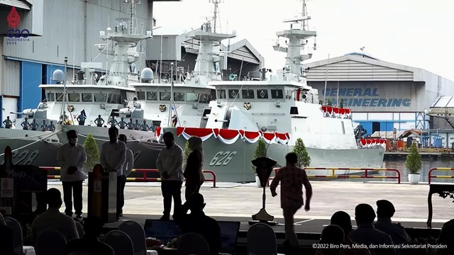Presiden Joko Widodo luncurkan holding BUMN industri pertahanan Defend ID. Foto: Youtube/Sekretariat Presiden