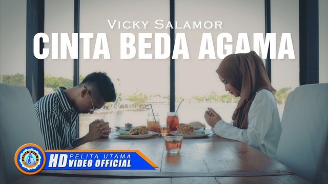 Ilustrasi tangkapan layar video musik Cinta Beda Agama oleh Vicky Salamor. Foto: YouTube/Pelita Utama