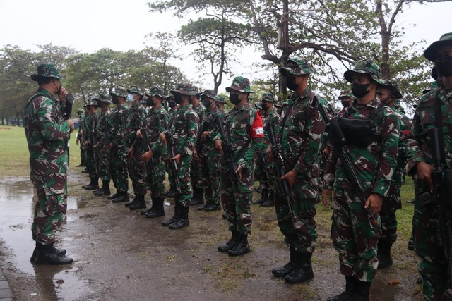 Kodam III/Siliwangi tutup Latihan Pratugas SatgasGakkum Operasi Damai Cartenz untuk wilayah papua.(Foto : Pendam III/Siliwangi)