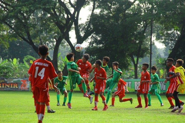 Kompetisi Liga Persebaya U-13. Foto: Masruroh/Basra