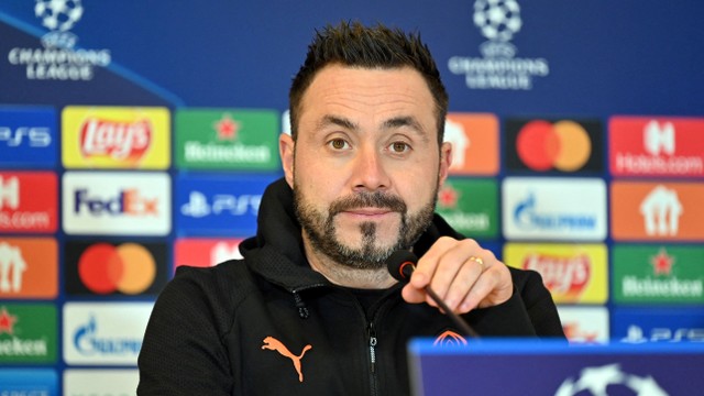 Pelatih Shakhtar Donetsk Roberto de Zerbi. Foto: Genya Savilov/AFP