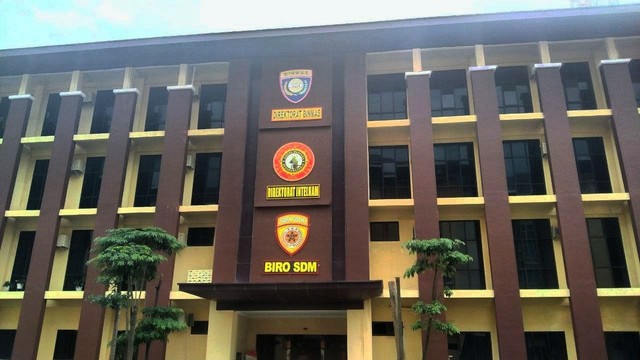 Gedung SDM Polda Lampung. | Foto: Bella Sardio/ Lampung Geh