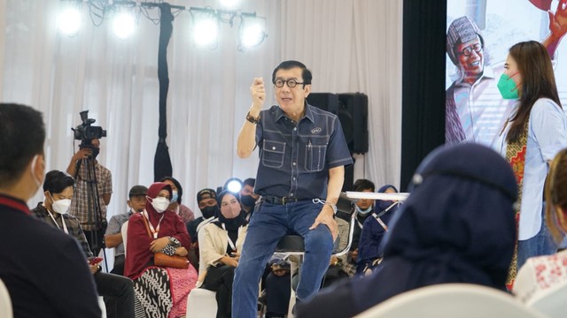 Menkum HAM Serap Suara Anak Muda dan Dorong Kemajuan Kreativitas di Medan (4110)