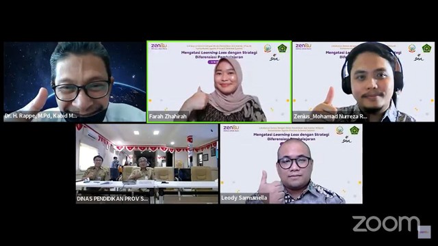 Lokakarya bertajuk “Mengatasi Learning Loss dengan Strategi Diferensiasi Pembelajaran” membahas pendekatan pembelajaran yang lebih berfokus pada siswa.