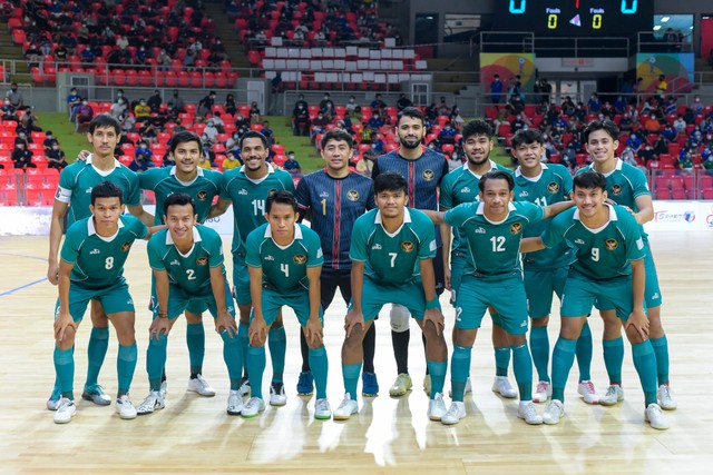 Timnas Futsal Indonesia di Piala AFF Futsal 2022. Foto: Dok. PSSI