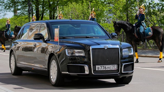 Aurus Senat, mobil kepresidenan Vladimir Putin. Foto: Paultan