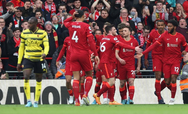 Liverpool vs Watford. Foto: REUTERS/Phil Noble
