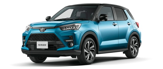 Tampilan depan Toyota Raize Foto: dok. Toyota
