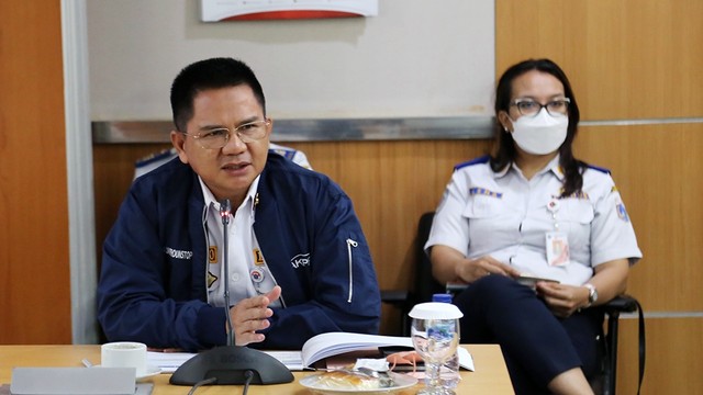 Kadishub DKI Syafrin Liputo saat rapat kerja Komisi C DPRD Provinsi DKI Jakarta bersama Dinas Perhubungan (Dishub), Selasa (15/3) kemarin. Foto: DPRD DKI Jakarta