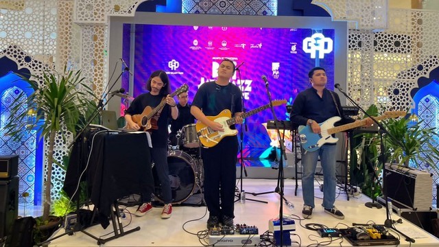 Gangga saat di BNI Java Jazz On The Move 2022 di Grand Galaxy Park Bekasi, Sabtu (7/5). Foto: Narda Margaretha Sinambela/kumparan