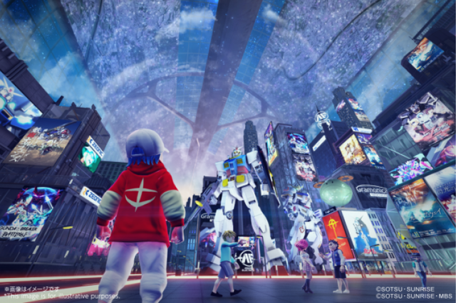 Gundam luncurkan proyek metaverse. Foto: Antara