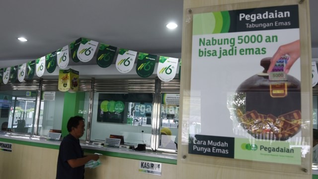 Kantor Pegadaian Syariah. Foto: Antara/Akbar Nugroho Gumay