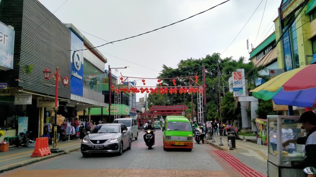 Kondisi pintu masuk Jalan Surya Kencana 