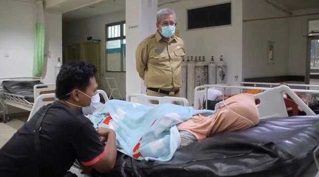 Ketua Dewan Pengawas RSUD dr Soedarso saat melakukan sidak di rumah sakit milih Pemprov Kalbar. Foto: Dok Hi!Pontianak