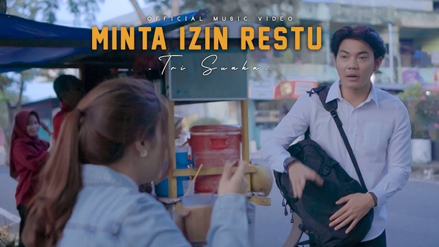 Ilustrasi tangkapan layar video musik Minta Izin Restu oleh Tri Suaka. Foto: YouTube/Trisna Music