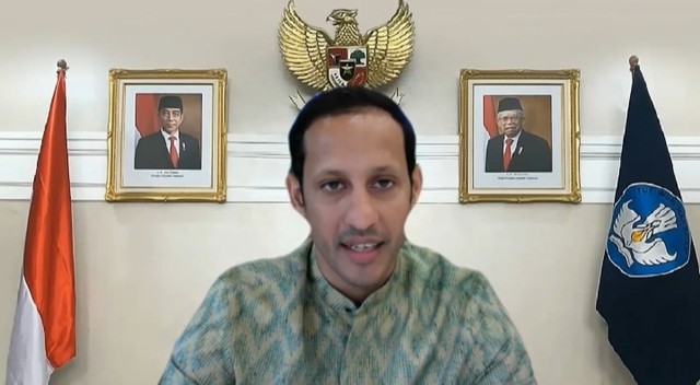 Menteri Pendidikan, Kebudayaan, Riset, dan Teknologi Indonesia, Nadiem Anwar Makarim, B.A., M.B.A