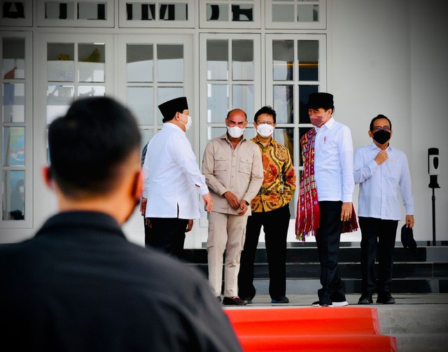 Presiden Jokowi resmikan Politeknik Ben Mboi di NTT. Foto: Laily Rachev/Biro Pers Sekretariat Presiden