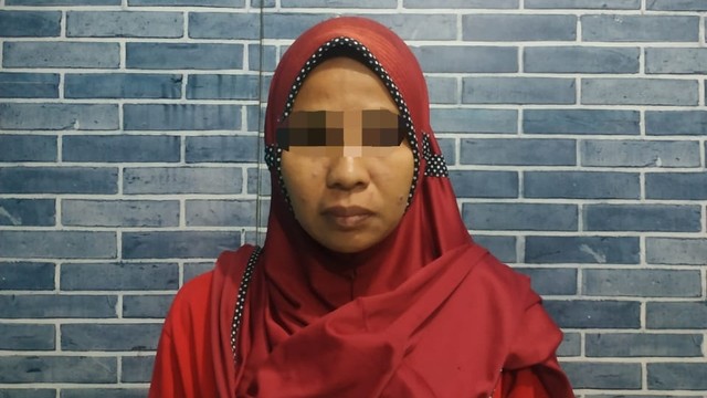 IRT di Kota Tebing Tinggi ditangkap karena mencuri perhiasan seharga Rp60 juta. Foto: Polres Tebing Tinggi
