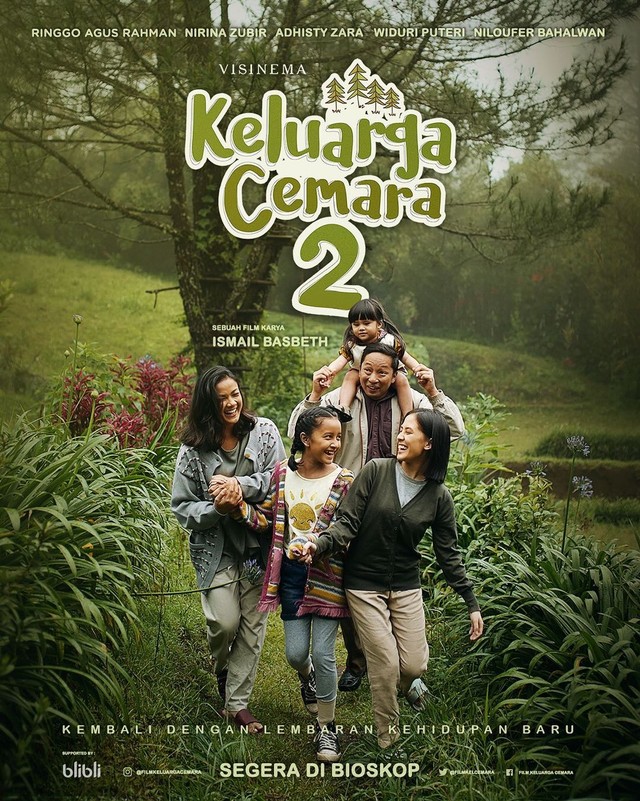 Poster film keluarga Cemara 2. Foto: Instagram/@filmkeluargacemara
