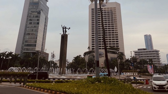 Monumen Selamat Datang sebagai iconic ibu kota Jakarta, Foto by: Fitri Yani