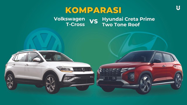Komparasi Volkswagen T-Cross vs Hyundai Creta. Foto: kumparan