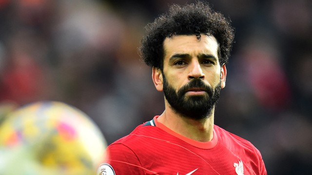 Pemain Liverpool Mohamed Salah. Foto: Peter Powell/REUTERS