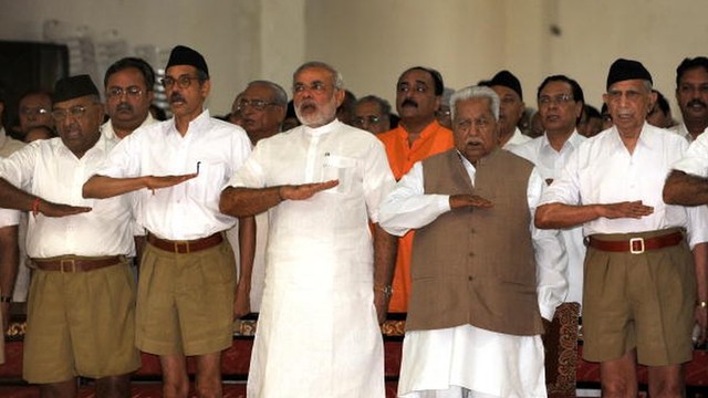 Perdana Menteri India, Narendra Modi, adalah anggota lama dari RSS.