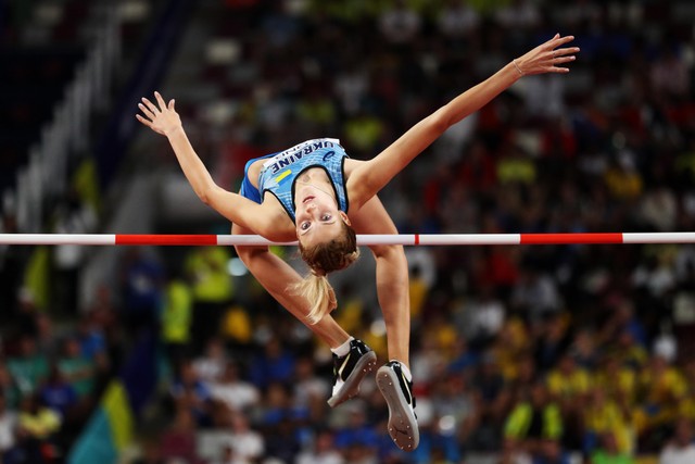 Ilustrasi lompat tinggi gaya flop. Foto: World Athletics