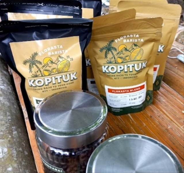 Ilustrasi kopi Tuk Labuan Bajo. Foto: Dok. Pribadi