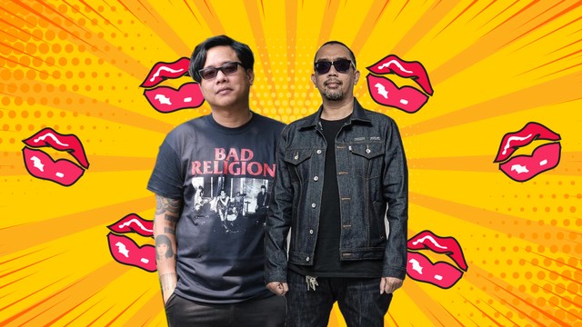 Gofar Hilman dan Arian13/Arian Seringai. Foto: Instagram/@pergijauh dan @aparatmati